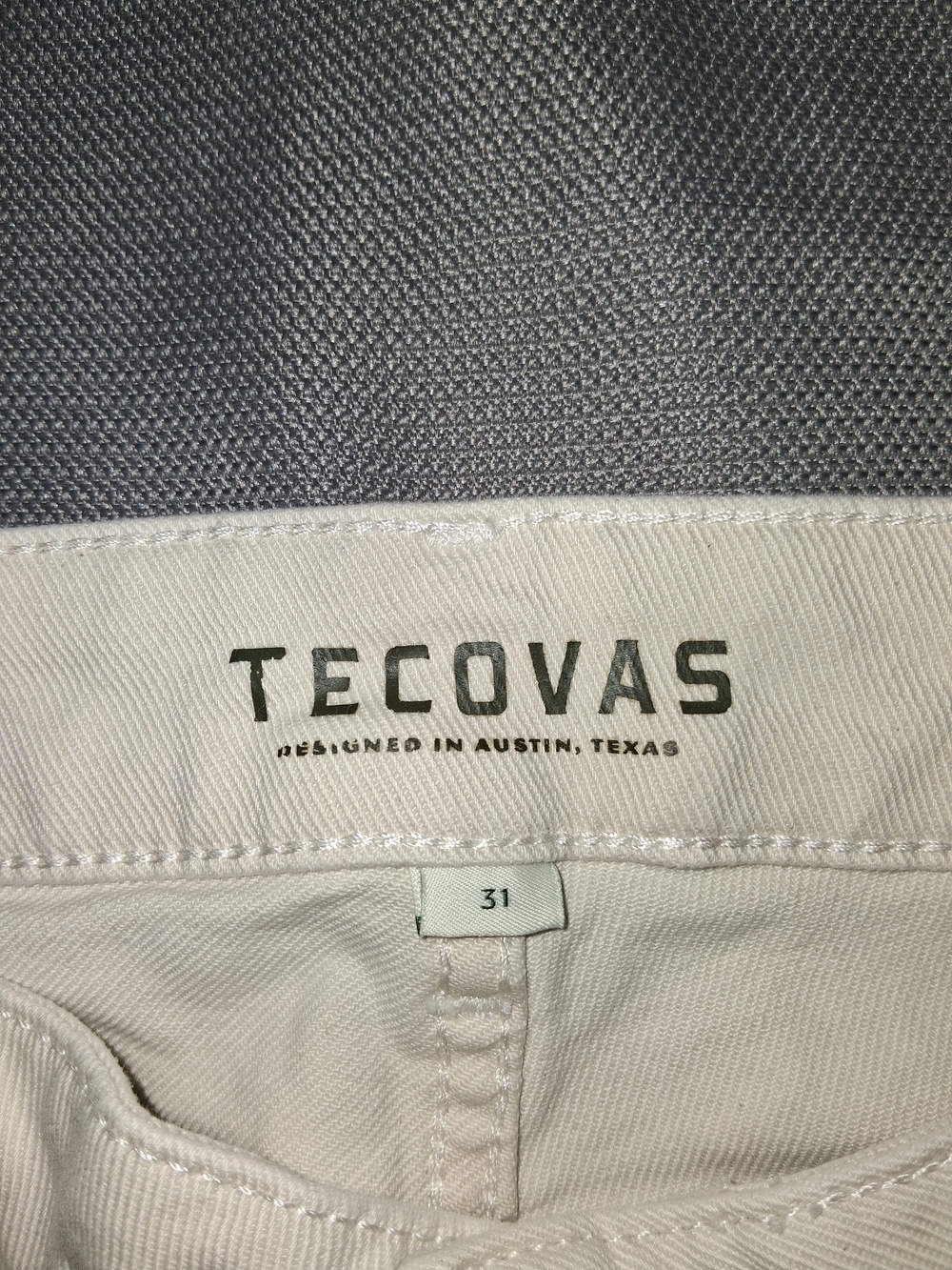 Tecovas Cream Straight-Leg Jeans Size 31 - Picture 2 of 16